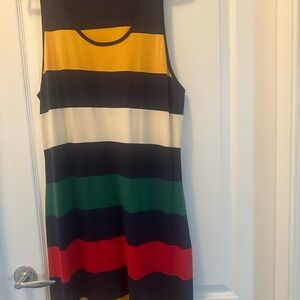 Striped Multicolor Maxi Dress